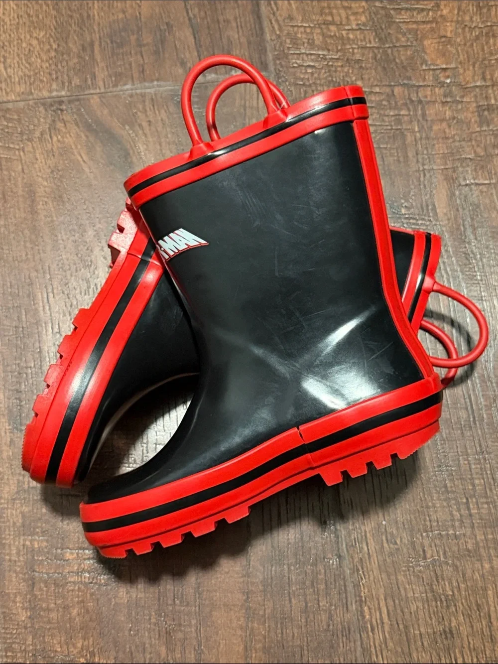 Marvel Spider-Man Kids Rain Boots - Red & Black